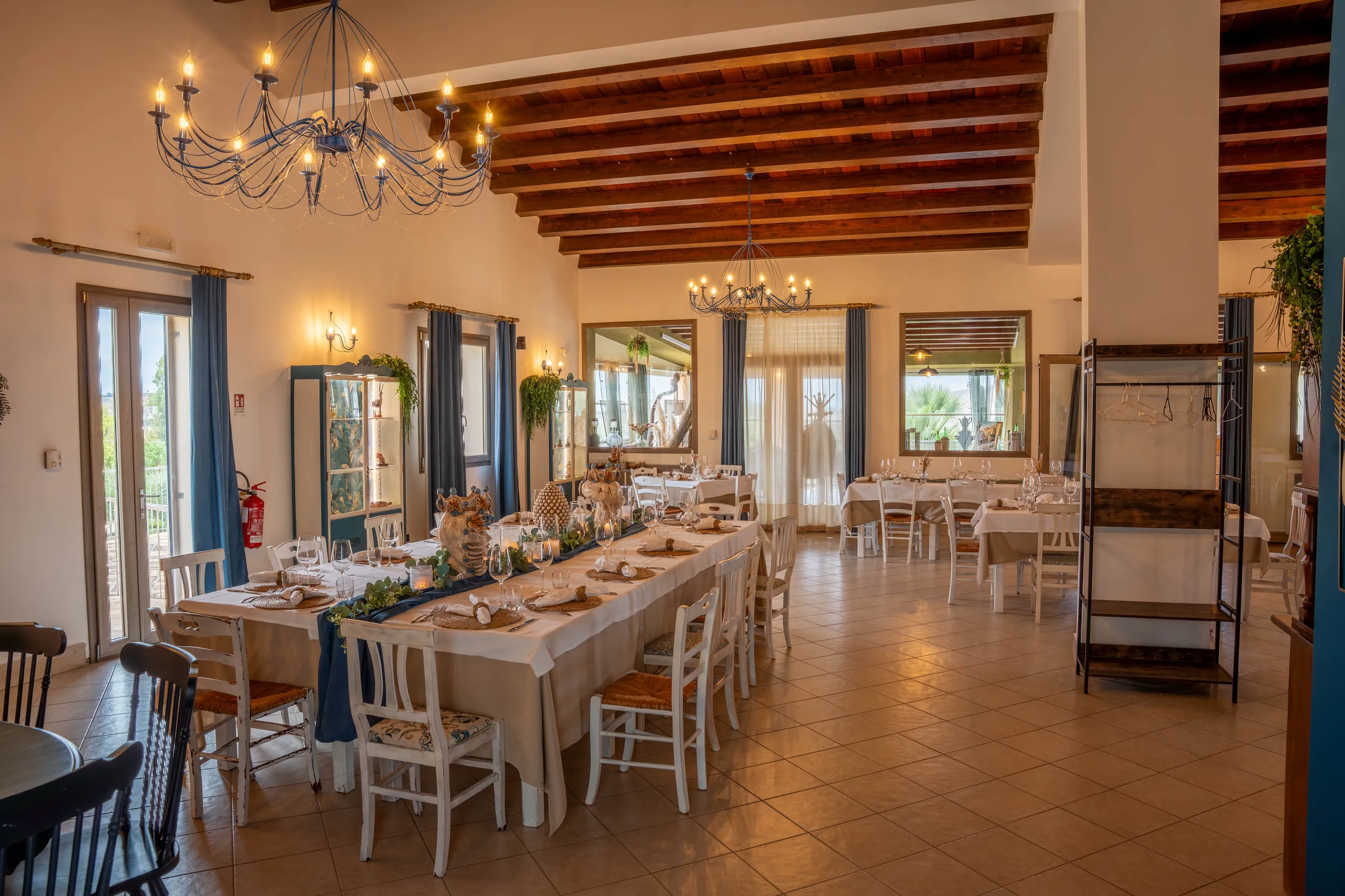La Sala Grande di Moresca Farm ad Agrigento